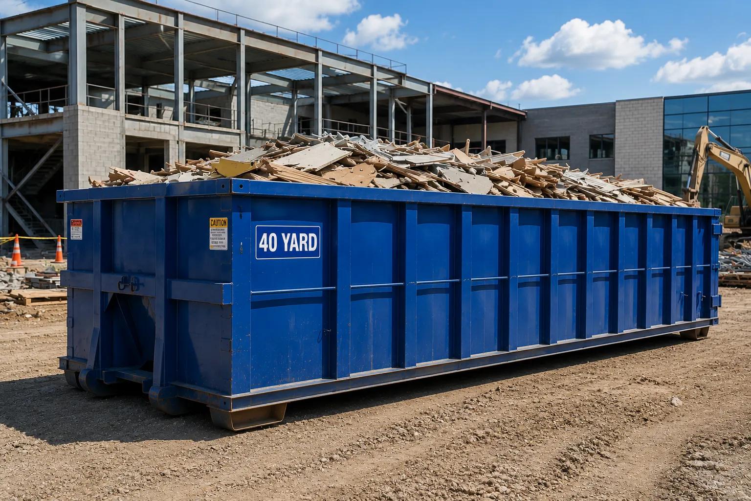 40 yard dumpster rental from our Wyoming fleet